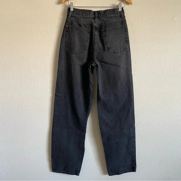 BDG Urban Outfitter Jeans Women’s 27 Black High Rise Baggy Skater Ripped Grunge - Picture 10 of 16